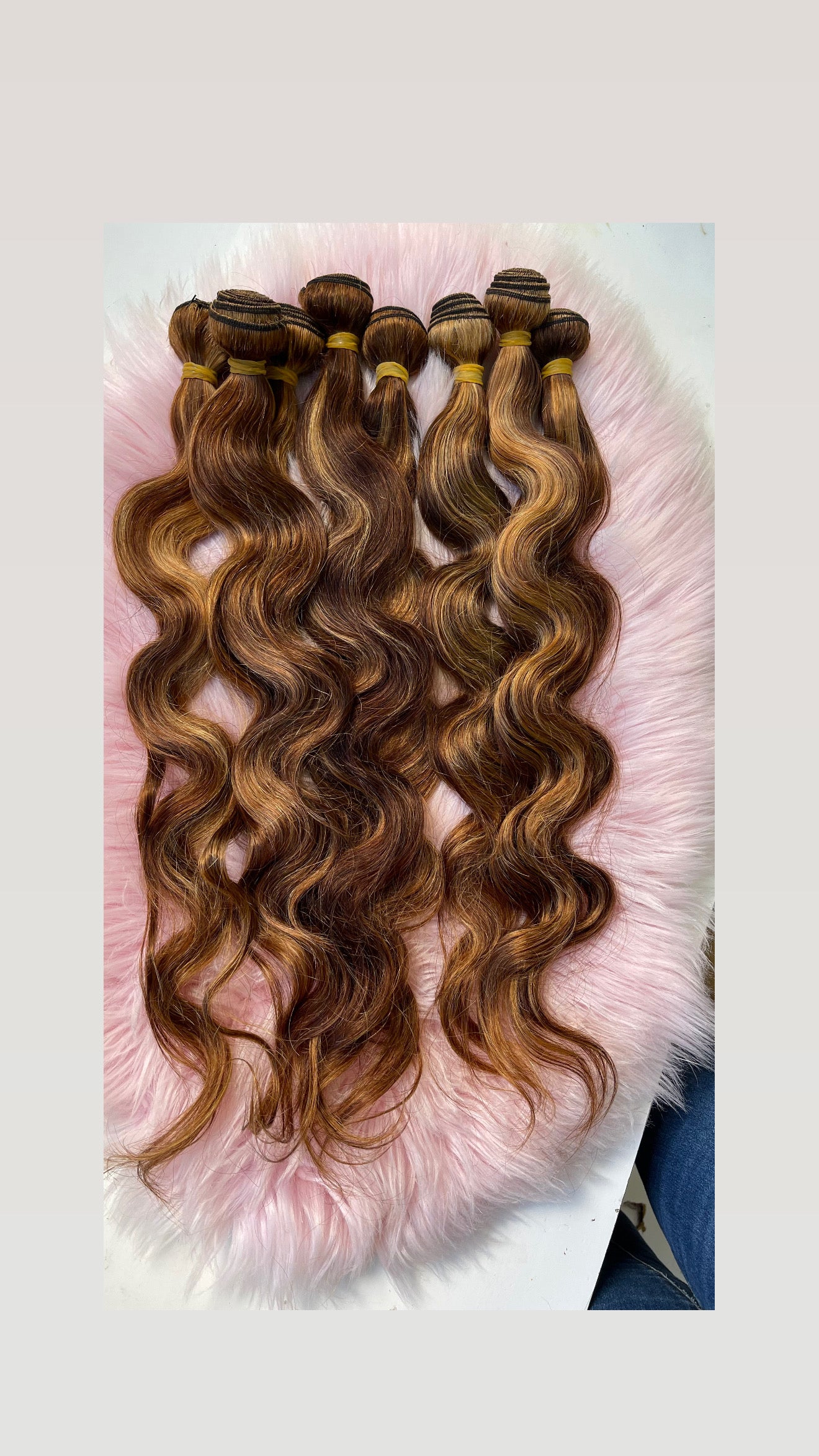 Extensões de cabelo humano