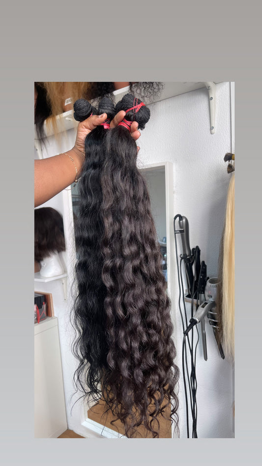 Extensões de cabelo humano cacheado