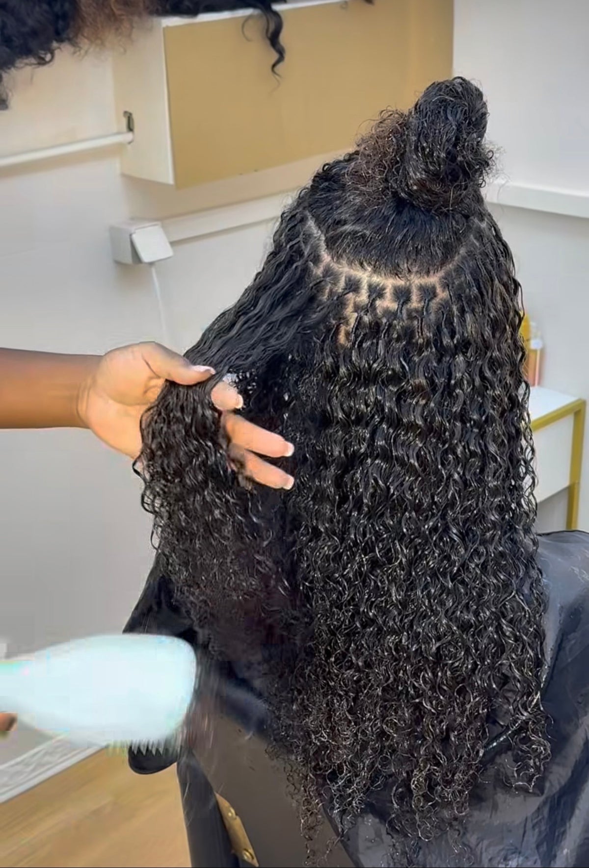 Cabelo+aplicação tamanho 60/65cm