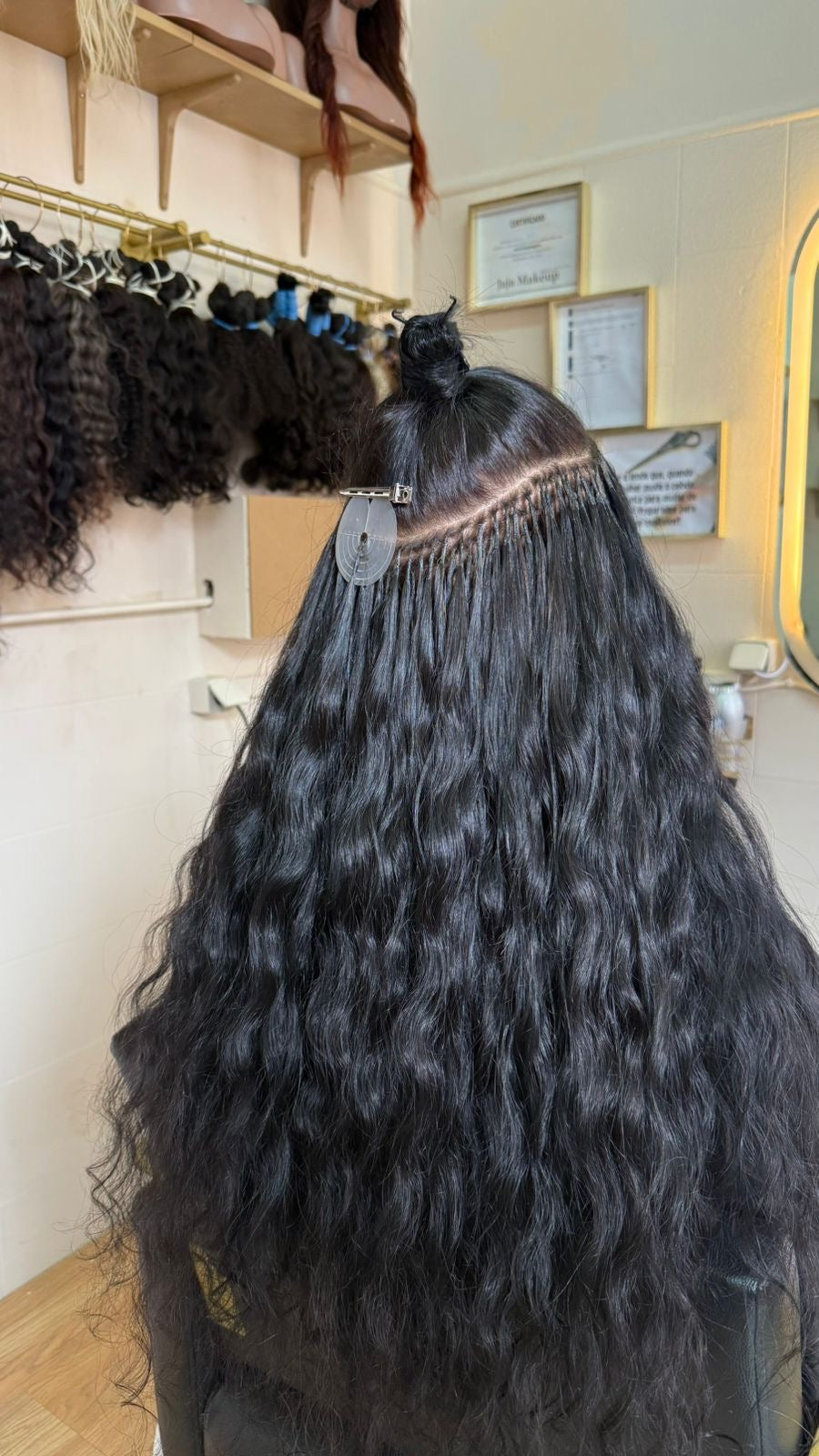 Cabelo+aplicação
