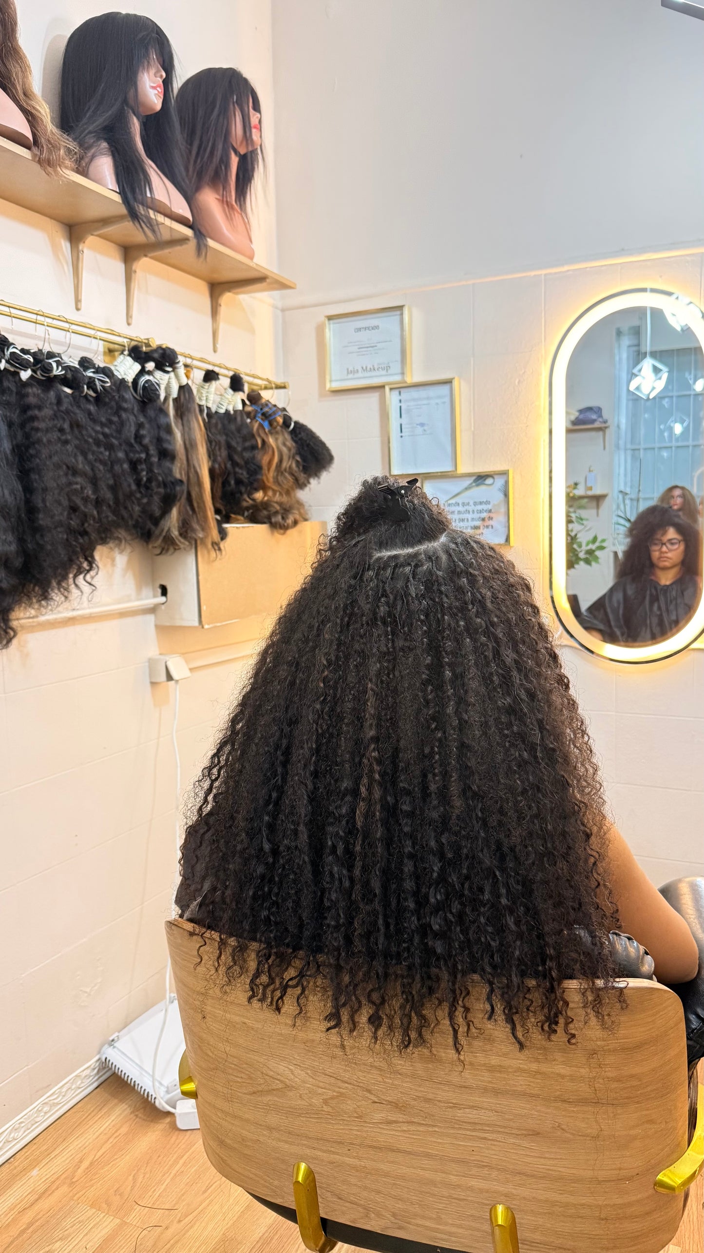 Cabelo+aplicação