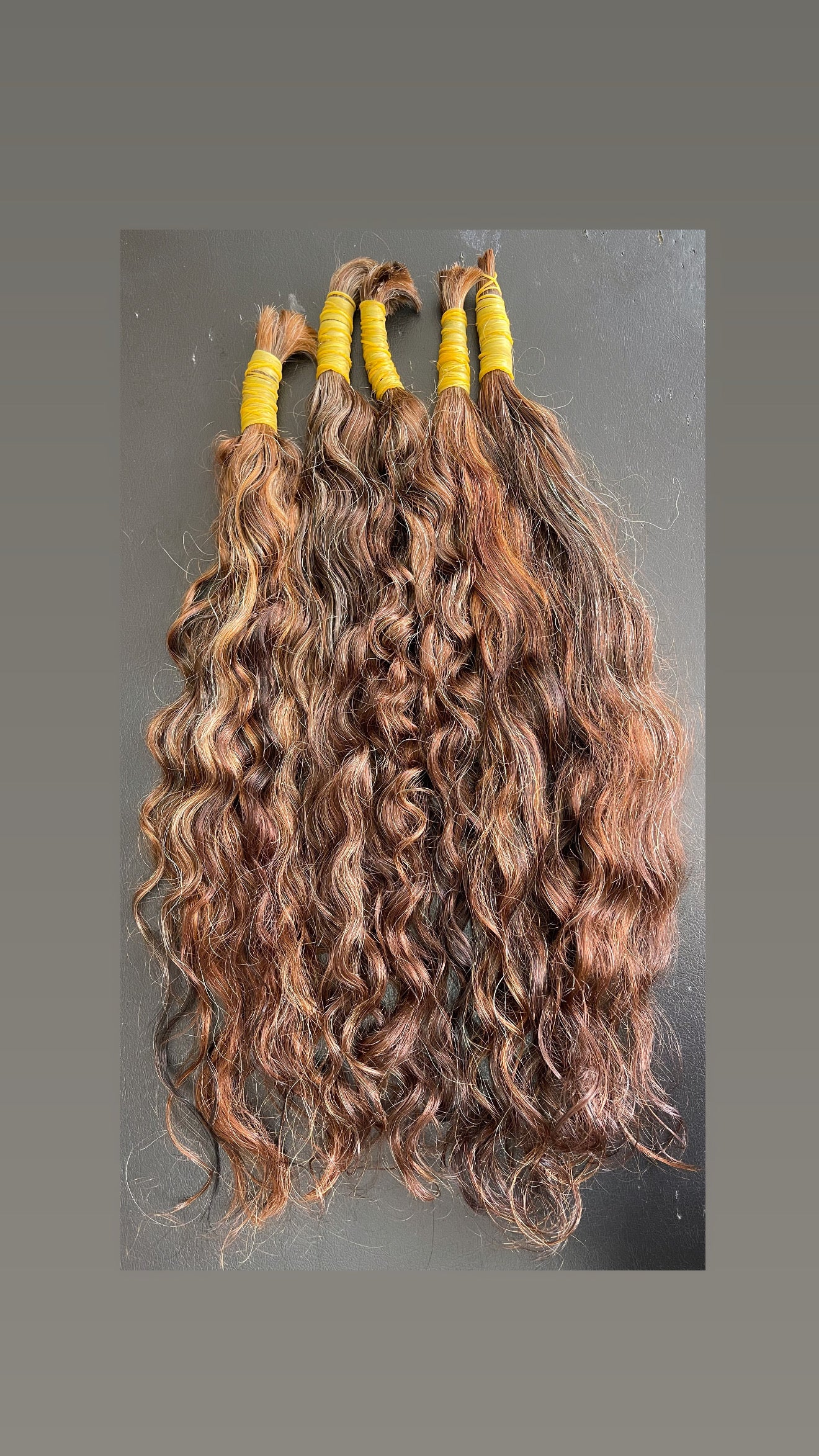 Extensões de cabelo humanos