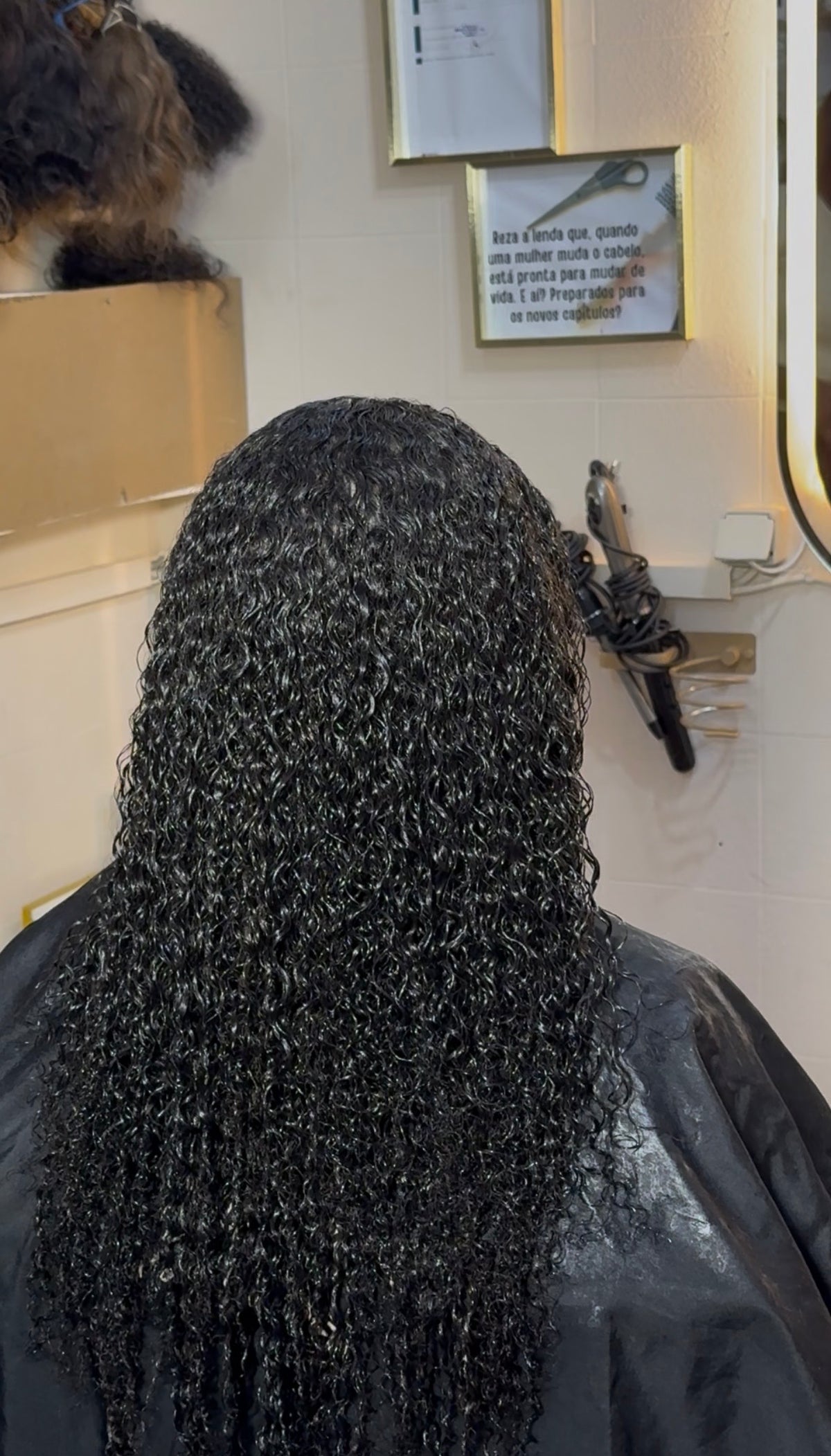 Cabelo+aplicação tamanho 60/65cm
