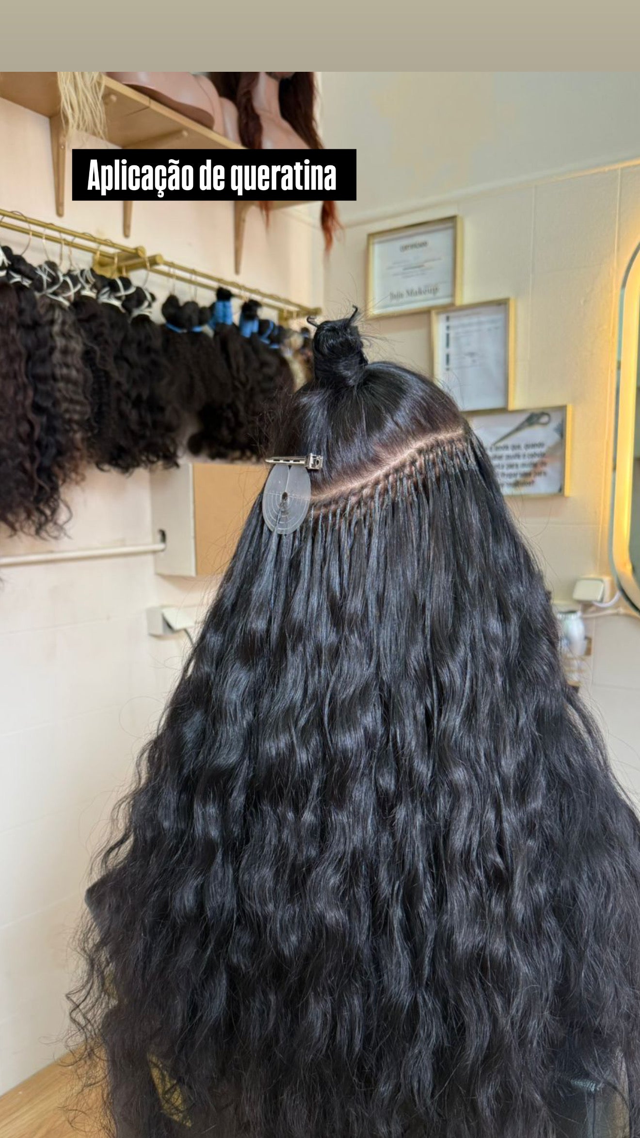 Cabelo+aplicação
