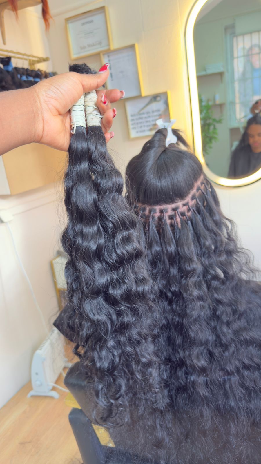 Cabelo+aplicação