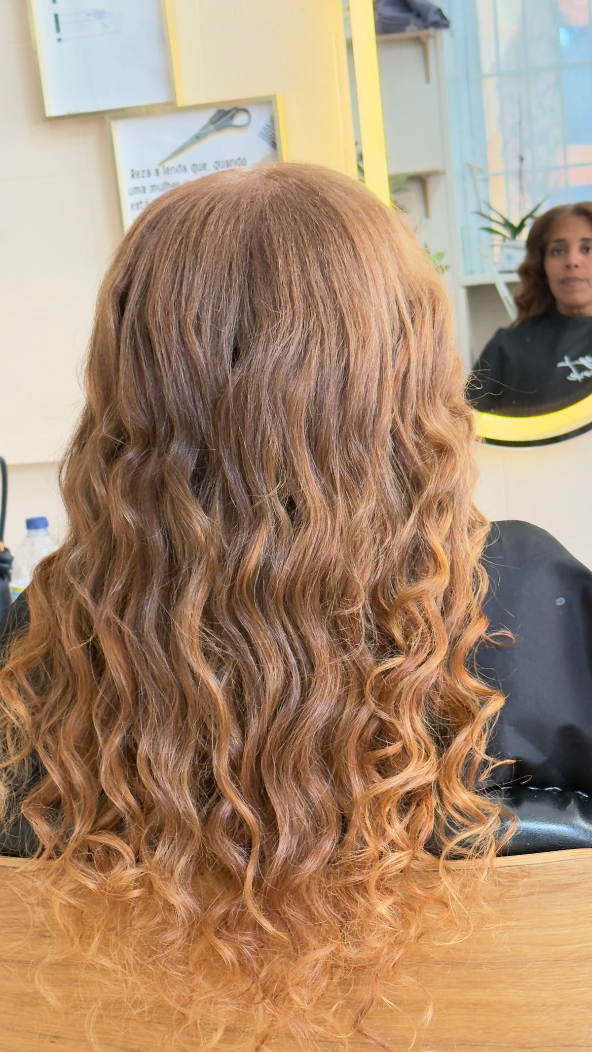 Cabelo+aplicação tamanho 60/65a70Cm