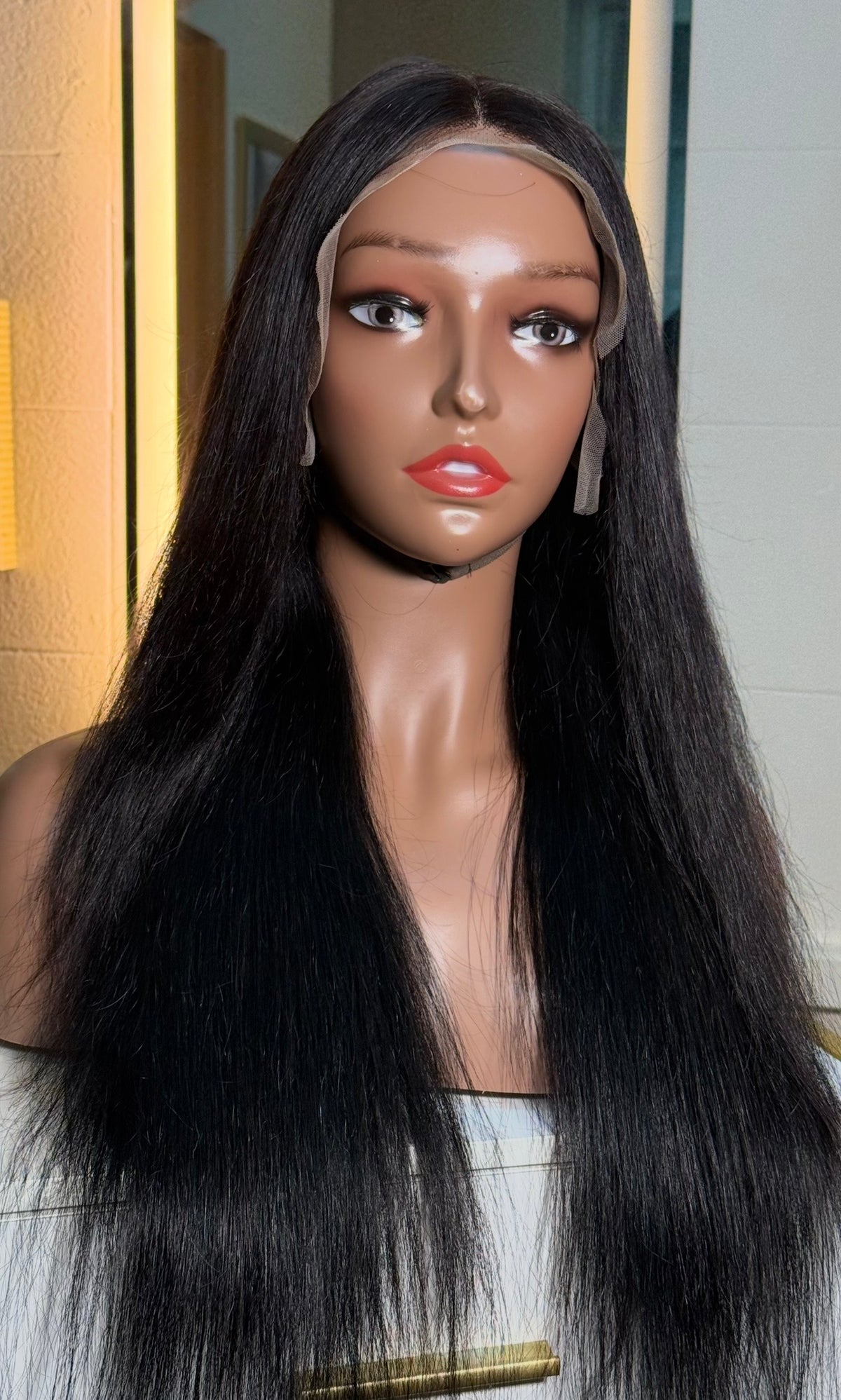 Peruca de cabelo humano