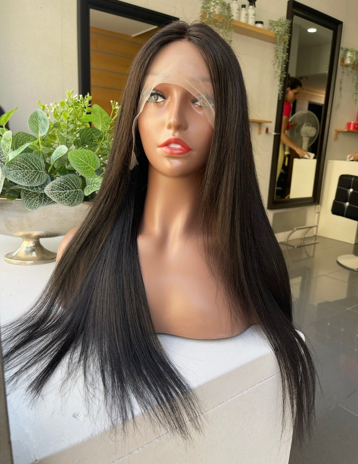 Peruca de cabelo humano