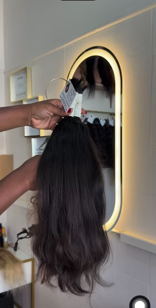Extensões de cabelo humano