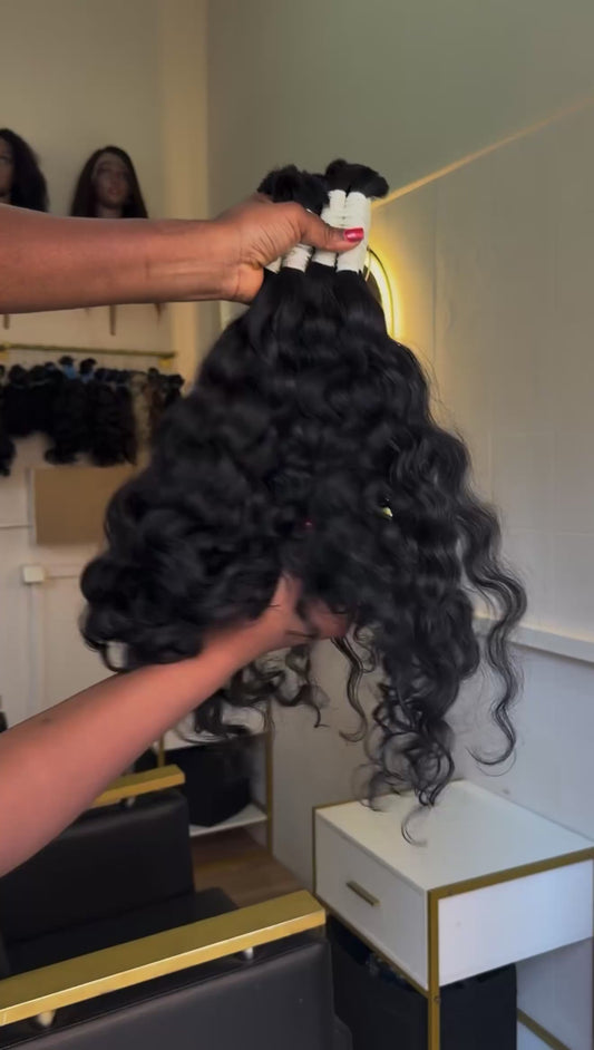 Extensões de cabelo humano
