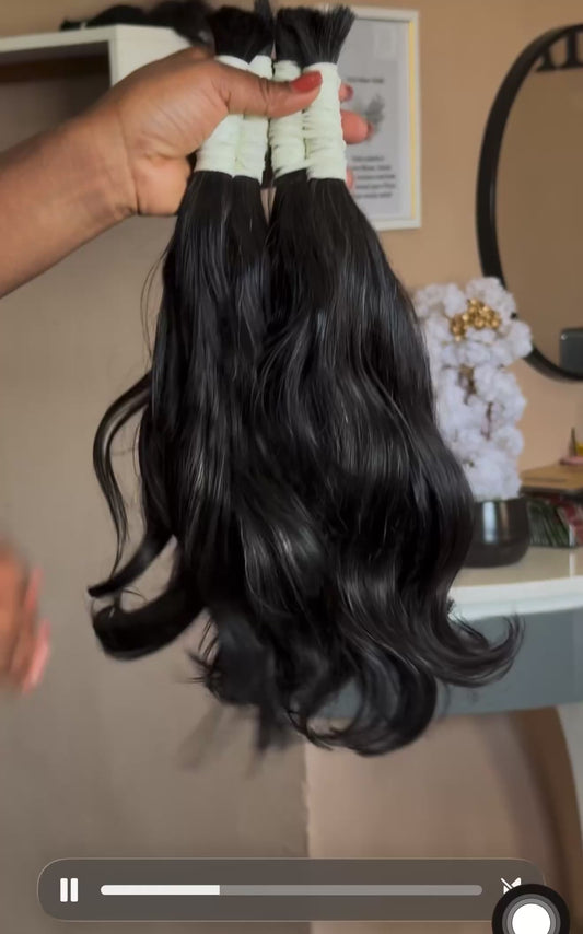 Extensões de cabelo humano