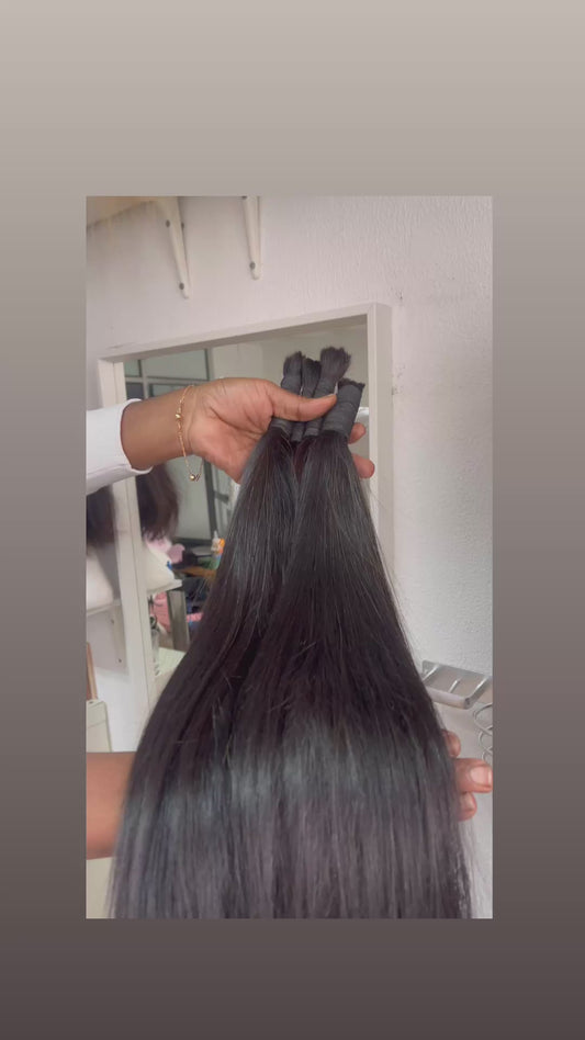 Extensões de cabelo humano